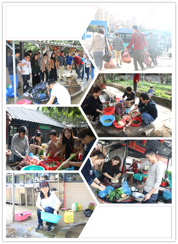 美食環節——分工合作，井然有序