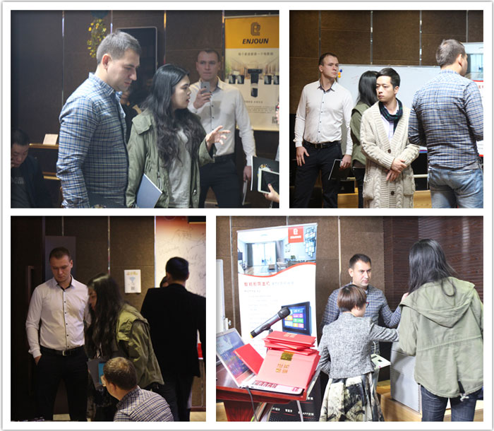 俄羅斯考察團參觀公司